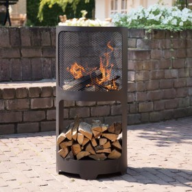 RedFire Buffalo brazier in matte black steel 44x90 cm by RedFire, Chimneys - Ref: Foro24-428832, Price: 189,92 €, Discount: %