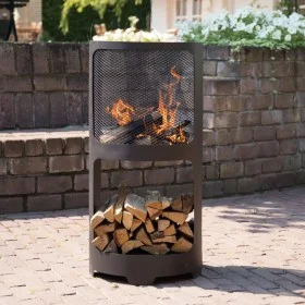RedFire Buffalo brazier in matte black steel 44x90 cm by RedFire, Chimneys - Ref: Foro24-428832, Price: 190,22 €, Discount: %