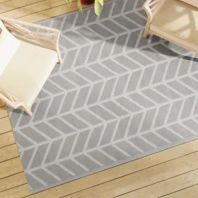 Grauer PP-Außenteppich 160x230 cm von vidaXL, Outdoor-Protektoren - Ref: Foro24-368543, Preis: 41,35 €, Rabatt: %