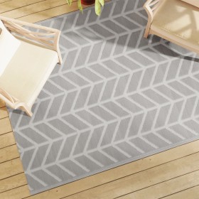 Gray PP outdoor rug 160x230 cm by vidaXL, Outdoor protectors - Ref: Foro24-368543, Price: 42,29 €, Discount: %