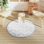 Gray PP outdoor rug Ø120 cm by vidaXL, Outdoor protectors - Ref: Foro24-368522, Price: 21,50 €, Discount: %