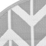 Gray PP outdoor rug Ø120 cm by vidaXL, Outdoor protectors - Ref: Foro24-368522, Price: 21,50 €, Discount: %