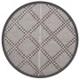 Alfombra de exterior PP marrón Ø120 cm de vidaXL, Protectores para exterior - Ref: Foro24-368478, Precio: 18,30 €, Descuento: %