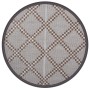 Brown PP outdoor rug Ø120 cm by vidaXL, Outdoor protectors - Ref: Foro24-368478, Price: 18,59 €, Discount: %