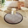 Alfombra de exterior PP marrón Ø120 cm de vidaXL, Protectores para exterior - Ref: Foro24-368478, Precio: 18,30 €, Descuento: %