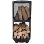 RedFire Brasero Buffalo de acero negro mate 44x90 cm de RedFire, Chimeneas - Ref: Foro24-428832, Precio: 190,20 €, Descuento: %