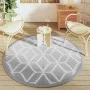 Gray PP outdoor rug Ø160 cm by vidaXL, Outdoor protectors - Ref: Foro24-368467, Price: 25,88 €, Discount: %