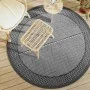 Alfombra de exterior PP gris Ø160 cm de vidaXL, Protectores para exterior - Ref: Foro24-368459, Precio: 24,59 €, Descuento: %