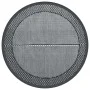 Alfombra de exterior PP gris Ø160 cm de vidaXL, Protectores para exterior - Ref: Foro24-368459, Precio: 24,59 €, Descuento: %