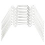 Gewächshausklammern 100 Einheiten W-Typ aus verzinktem Stahl von vidaXL, Gartenzubehör - Ref: Foro24-4009385, Preis: 9,92 €, ...