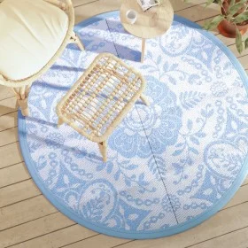 Babyblauer PP-Außenteppich Ø160 cm von vidaXL, Outdoor-Protektoren - Ref: Foro24-368499, Preis: 36,68 €, Rabatt: %