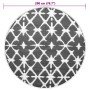 Alfombra de exterior PP azul y blanco Ø200 cm de vidaXL, Protectores para exterior - Ref: Foro24-368492, Precio: 33,86 €