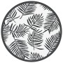 Black and white PP outdoor rug Ø160 cm by vidaXL, Outdoor protectors - Ref: Foro24-368471, Price: 30,37 €, Discount: %