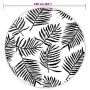 Black and white PP outdoor rug Ø160 cm by vidaXL, Outdoor protectors - Ref: Foro24-368471, Price: 29,91 €, Discount: %