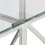 Console table silver stainless steel and tempered glass by vidaXL, Side tables - Ref: Foro24-349985, Price: 128,45 €, Discoun...