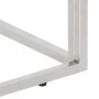 Console table silver stainless steel and tempered glass by vidaXL, Side tables - Ref: Foro24-349985, Price: 128,45 €, Discoun...