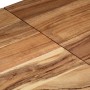 Mesa consola acero inoxidable y madera maciza acacia plateada de vidaXL, Mesas auxiliares - Ref: Foro24-349991, Precio: 86,35...