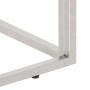 Console table stainless steel and solid silver acacia wood by vidaXL, Side tables - Ref: Foro24-349991, Price: 86,38 €, Disco...