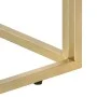 Mesa consola acero inoxidable madera maciza traviesa dorado de vidaXL, Mesas auxiliares - Ref: Foro24-349998, Precio: 101,89 ...