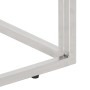 Konsolentisch aus Edelstahl und massivem Akazienholz in Silber von vidaXL, Seitentische - Ref: Foro24-350015, Preis: 84,98 €,...