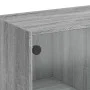 Tall sideboard with Sonoma gray wood doors 68x37x109 cm by vidaXL, Sideboards - Ref: Foro24-3295855, Price: 114,61 €, Discoun...