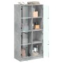 Tall sideboard with concrete gray wood doors 68x37x142 cm by vidaXL, Sideboards - Ref: Foro24-3295860, Price: 139,77 €, Disco...