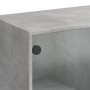 Tall sideboard with concrete gray wood doors 68x37x142 cm by vidaXL, Sideboards - Ref: Foro24-3295860, Price: 139,77 €, Disco...