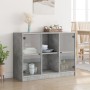 Betongraues Sideboard aus Holzwerkstoff, 102 x 37 x 75,5 cm von vidaXL, Sideboards - Ref: Foro24-3295874, Preis: 96,75 €, Rab...