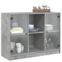 Betongraues Sideboard aus Holzwerkstoff, 102 x 37 x 75,5 cm von vidaXL, Sideboards - Ref: Foro24-3295874, Preis: 96,75 €, Rab...