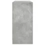 Concrete gray engineered wood sideboard 102x37x75.5 cm by vidaXL, Sideboards - Ref: Foro24-3295874, Price: 94,78 €, Discount: %