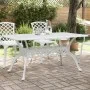 Weißer Gartentisch aus Aluminiumguss, 150 x 90 x 72 cm von vidaXL, Gartentische - Ref: Foro24-4002805, Preis: 462,34 €, Rabat...