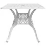 Weißer Gartentisch aus Aluminiumguss, 150 x 90 x 72 cm von vidaXL, Gartentische - Ref: Foro24-4002805, Preis: 462,34 €, Rabat...