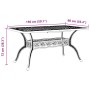 Weißer Gartentisch aus Aluminiumguss, 150 x 90 x 72 cm von vidaXL, Gartentische - Ref: Foro24-4002805, Preis: 500,69 €, Rabat...