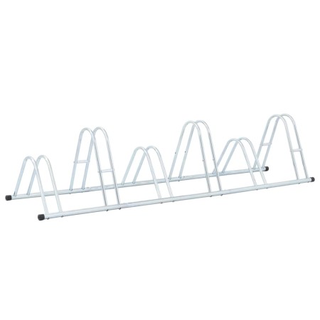 Stand for 6 bicycles independent floor galvanized steel by vidaXL, Bases and supports for storing bicycles - Ref: Foro24-4005...