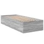 Sonoma gray engineered wood bed frame 75x190 cm by vidaXL, Beds and slatted bases - Ref: Foro24-841991, Price: 68,56 €, Disco...
