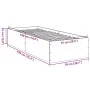 Sonoma gray engineered wood bed frame 75x190 cm by vidaXL, Beds and slatted bases - Ref: Foro24-841991, Price: 68,56 €, Disco...