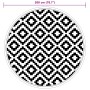 Gray PP outdoor rug Ø200 cm by vidaXL, Outdoor protectors - Ref: Foro24-368560, Price: 44,32 €, Discount: %