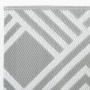 Grauer PP-Außenteppich 120x180 cm von vidaXL, Outdoor-Protektoren - Ref: Foro24-368562, Preis: 23,79 €, Rabatt: %