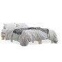 Estructura cama madera ingeniería metal roble Sonoma 140x200 cm de vidaXL, Camas y somieres - Ref: Foro24-845858, Precio: 89,...