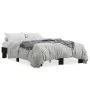 Estructura de cama madera de ingeniería y metal negro 120x190cm de vidaXL, Camas y somieres - Ref: Foro24-845887, Precio: 80,...