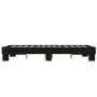 Estructura de cama madera de ingeniería y metal negro 120x190cm de vidaXL, Camas y somieres - Ref: Foro24-845887, Precio: 80,...
