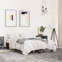 Oak brown metal engineered wood bed frame 120x200 cm by vidaXL, Beds and slatted bases - Ref: Foro24-845866, Price: 88,20 €, ...