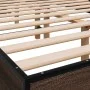 Bettgestell aus eichenbraunem Metallwerkstoff, 120 x 200 cm von vidaXL, Betten und Lattenroste - Ref: Foro24-845866, Preis: 7...