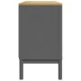 FLORO sideboard solid gray pine wood 114x43x74 cm by vidaXL, Sideboards - Ref: Foro24-374025, Price: 205,91 €, Discount: %