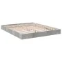 Concrete gray engineered wood bed frame 150x200cm by vidaXL, Beds and slatted bases - Ref: Foro24-842017, Price: 85,74 €, Dis...