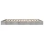 Estructura de cama madera de ingeniería gris hormigón 150x200cm de vidaXL, Camas y somieres - Ref: Foro24-842017, Precio: 85,...