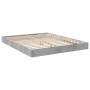 Concrete gray engineered wood bed frame 150x200cm by vidaXL, Beds and slatted bases - Ref: Foro24-842017, Price: 86,79 €, Dis...