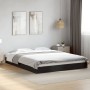 Black engineered wood bed frame 150x200 cm by vidaXL, Beds and slatted bases - Ref: Foro24-842015, Price: 93,21 €, Discount: %