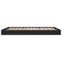 Black engineered wood bed frame 150x200 cm by vidaXL, Beds and slatted bases - Ref: Foro24-842015, Price: 93,21 €, Discount: %