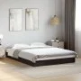 Black engineered wood bed frame 120x200 cm by vidaXL, Beds and slatted bases - Ref: Foro24-842029, Price: 98,52 €, Discount: %